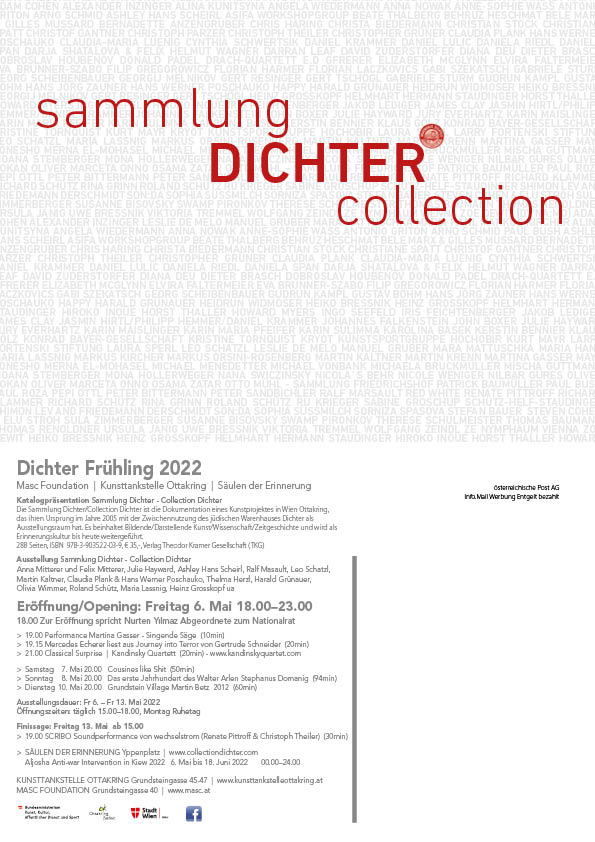 Dichter Frühling 2022; Katalogpräsentation: Singende Säge; Martina Gasser; Kiunsttankstelle Ottakring