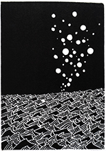 Martina Gasser, Linoprint, Linoldruck, Wassertr�ume